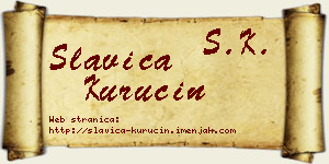Slavica Kurucin vizit kartica